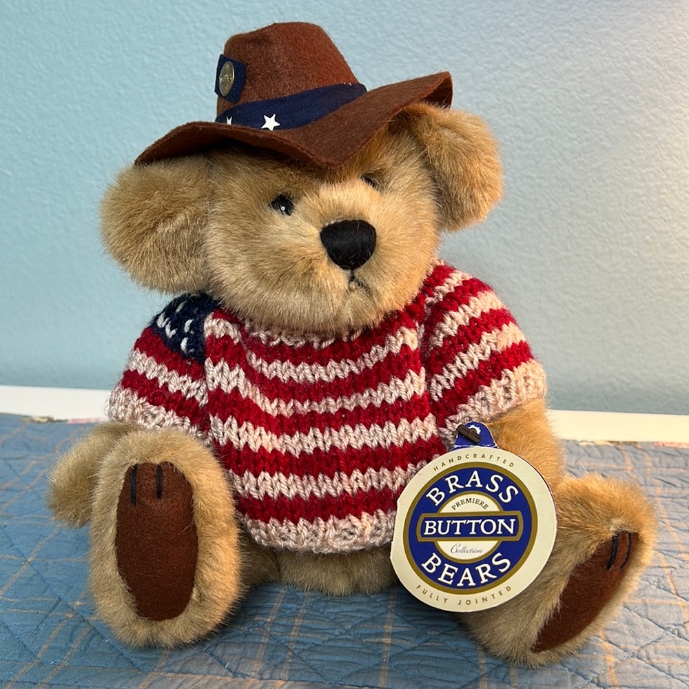 BRASS BUTTON BEARS Pulley Jointed Pickford Bears “CODY”  collectible